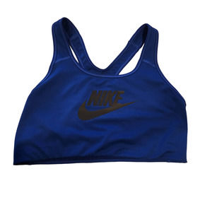Nike Swoosh Sports Bra - Royal Blue - size XL